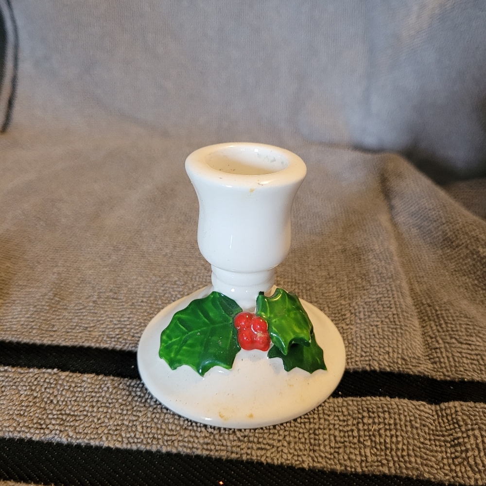 Lillian Vernon Christmas Candle Stick holder